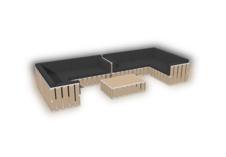 wood lounge box