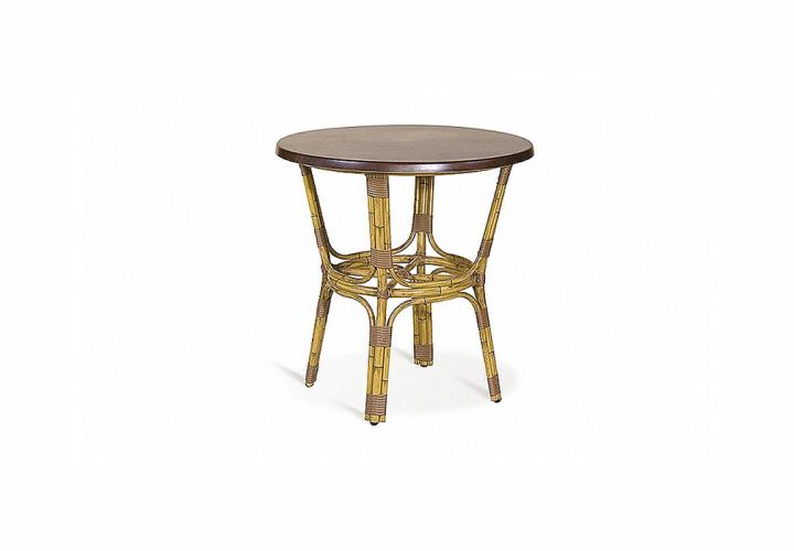 alu rattan asztal