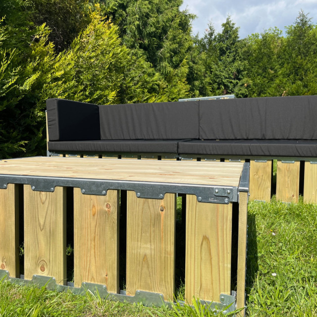 wood lounge szett bérlés , brent.hu