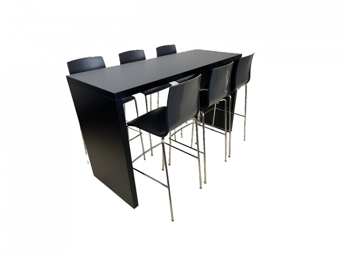 fekete híd koktélasztal és fekete alice bárszékek bérlése,brent.hu