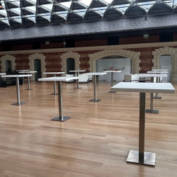 bardolino koktélasztal fehér bérlés, brent.hu